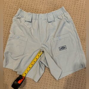 AFTCO fishing short size 32 8”inseam, light blue
